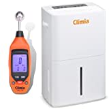 Climia CTK 240 + CMG100 Bundle, elektrischer Bautrockner mit ökologischem Kühlmittel & Feuchtemessgerät für Wände, 5-40 mm Analysetiefe, einfache Anwendung, bis zu 50 Stunden Batterielaufzeit…