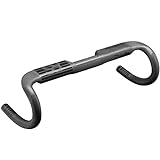 DEDA-ELEMENTI Unisex-Adult Manubrio SUPERZERO RS 31,7mm x 420mm RHM/EVO in, Nero, Kohlenstoff