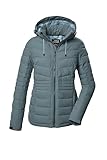 killtec Damen Steppjacke mit abzippbarer Kapuze/Funktionsjacke ist wasserabweisend KOW 10 WMN QLTD JCKT, blaugrau, 42, 41807-000