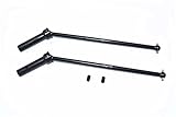 GPM Arrma 1/5 KRATON 8S BLX / Outcast 8S BLX Tuning Teile Harden Steel #45 CVD Drive Shaft for Front Or Rear - 2Pc Set Black