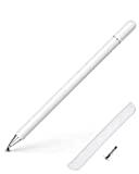 Tablet Stift für Alle Tablets, Touchscreen Stylus Pen Eingabestifte Kompatibel mit Tablets, Handy, iPhone, iPad, Samsung Galaxy, Surface, Lenovo, Xiaomi, Chromebook, Android iOS usw, Weiß