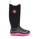 Muck Boots Hale, Damen Stiefel, Schwarz (black/hot Pink), 40 EU