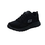 Skechers Burns- Agoura Herren Turnschuhe, Black, 45 EU