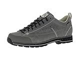 Dolomite Cinquantaquattro Low FG Evo GTX wasserdichte Black Herren mit Vibramsohle und Nubukleder Obermaterial | Outdoorschuhe | Halbschuhe Gunmetal Grey EU 43,3