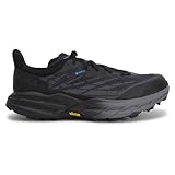 HOKA Herren Speedgoat 5 GTX Spike Textile Synthetic Black Black Trainer 40 2/3 EU