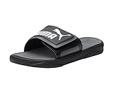 PUMA Unisex Royalcat Comfort Slide Sandal, Black Castlerock White, 40.5 EU