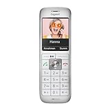 Gigaset CL660HX - design DECT-Mobilteil mit Ladeschale - Fritzbox-kompatibel - hochwertiges Schnurloses Telefon für Router und DECT-Basis, weiß [Deutsche Version] [Ohne Basis]