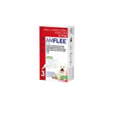 Amflee Spot On Floh- und Zeckenmittel für Hunde von 2-20 kg (S), 3 Einzeldosis-Pipetten mit 67 mg Fipronil, Lösung zum Auftropfen