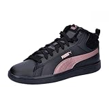 PUMA Unisex Smash 3.0 Mid WTR Sneaker, Black Rose Gold Metallic, 39 EU