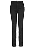 Paddocks`s Damen Jeans Pat - Slim Fit - Schwarz - Black, Größe:W 44 L 30, Farbauswahl:Black/Black (6001)