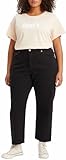 Levi's Damen Plus Size 501® Crop Jeans, Black Sprout, 16