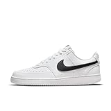 Nike Damen Court Vision Lo Nn Gymnastikschuh, White/Black-White, 39 EU