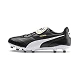 PUMA Unisex King Top FG Fußballschuhe, Black White, 42.5 EU