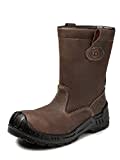 Gevavi Safety Herren GS91 Construction Boot, Braun, 49 EU