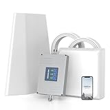 ORBOCOM Handy-Signal-Verstärker 4G 3G Band 1/8/20 Für Home Office GSM-Verstärker Einstellbare Verstärkung 70dB Handy-Signal-Repeater Unterstützt O2, T-Mobile, Vodafone und E-Plus