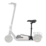 Elektroroller Sitzsattel für Segway-Ninebot Max G30/Max G30LP, Einstellbarer Sitzsattel Faltbarer Elektroroller Sitz Verstellbarer Rollersitz E Scooter Sitz Stoßdämpfender, Höhenverstellbar 51-63cm