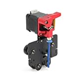 Zeberoxyz Direct Drive Doppelzahnrad-Extruder mit Riemenscheiben Upgrade Direktplatte mit Stepper Motor Kit Easy Print Flexibles Filament für Creality Ender5 Series (Doppelextruder-Support+Motor-Kit)