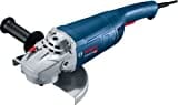 Bosch Professional Winkelschleifer GWS 22-230 J (Leistung 2.200 Watt, inkl. Zweilochschlüssel, Aufnahmeflansch, Spannmutter, Abdeckschutz, Zusatzhandgriff)