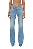 Diesel 1969 D-Ebbey 09D98 Damen Jeans Bootcut (DE/NL/SE/PL, Bundweite & Schrittlänge, 26, 32, Blau)