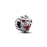 PANDORA Moments Game of Thrones Drachen Charm aus Sterling Silber mit Kristallen, Kompatibel Moments Armbändern, 793141C01