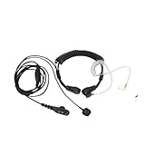 VISIYUBL Headset passend for Hytera HYT PD700 PD702G PD752 PD780 PD785 PD785G PT580H usw. Walkie Talkie Throat Control Kopfhörer