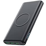 Wireless Powerbank 26800mah, kilponen [15W Kabelloses Aufladen+25W PD Fast Charging+Gleichzeitige Aufladen 5 Geräte] Externer Akku QC 4.0 Tragbares Ladegerät mit 2 Eingang für iPhone Samsung Huawei