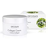 arcaya Collagen Cream | Straffende und regenerierende Collagen Gesichtscreme | Feuchtigkeitscreme mit Collagen und Algenextrakten | Meereskosmetik | Straffheit und Elastizität