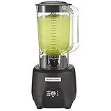 Hamilton Beach Commercial® 908®R Bar Blender, HBB908R-CE, 1 HP, 1.3 L polycarbonate container, 2 Speeds, 220-240V, Black