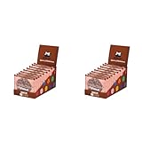 Kookie Cat Double Choc Walnuss - Vegan Cookies, Glutenfrei, Sojafrei, Bio, Cashew & Hafer - 12 X 50g Multipack (Packung mit 2)