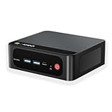 Beelink Mini PC AMD Ryzen 7 5850U(8C/16T,bis zu 4.4 GHz), SER5 Pro Mini Computer 32GB DDR4 500GB M.2 2280 PCIe3.0 SSD, 4K@60Hz Triple Output/WiFi 6/BT5.2/HDMI/DP/Type-C