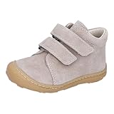 RICOSTA Unisex Stiefel Chrisy, Baby und Kleinkinder Lauflernschuhe, Weite: Mittel, lose Einlage, terracare, Leder, Klettstiefel, kies (650), 22 EU