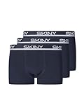 Skiny Herren Herren Pant 3er Pack Cotton Multipack Hipster, Crown Blue, M Kurz EU