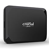 Crucial X9 2TB Portable SSD Festplatte, bis zu 1050MB/s, kompatibel mit PC, Mac und Spielekonsolen, Externe SSD, USB-C 3.2 - CT2000X9SSD902