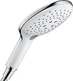 hansgrohe Raindance Select S 150, wassersparender Duschkopf, 3 Strahlarten, Weiß/Chrom