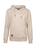 SCHIETWETTER Damen Hoodie Maike, Kapuzenpullover, Sweater, Kapuzenhoodie, unifarben, Sweatshirt unifarben, mit Kängurutasche beige 40