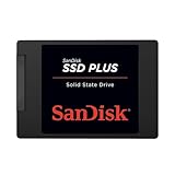 SanDisk SSD Plus interne SSD Festplatte 480 GB (schnelleres Hoch,-Herunterfahren und Laden, Lesegeschwindigkeit 535 MB/s, Schreibgeschwindigkeit 445 MB/s, stoßfest), Festkörper-Laufwerk