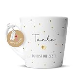 Amari® Tante Tasse - Geschenk für die Tante - Dankeschön Tasse - Beste Tante Tasse - Tante Kaffeebecher - Teetasse für die Tante