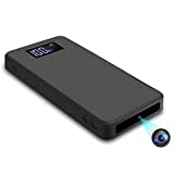 Igzyz 1080P Tragbare Kleine Überwachungskamera 10000mAh Powerbank Kamera mit Nachtsicht Bewegungserkennung Videokamera Schwerkraftsensor Loop-Aufnahme (32 GB integriert)