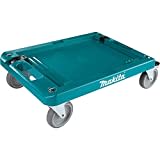 Makita P-83886 MAKPAC-Transportwagen, vier Lenkrollen, zwei feststellbar, Traglast max. 100 kg, passend für MAKPAC-Systemkoffer, 515 x 360 x 150 mm (LxBxH)