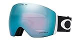 Oakley Erwachsene Snowboardbrille Flight Deck PRIZM Sportbrille, Schwarz (Matte Black/Prizmsapphireiridium), L