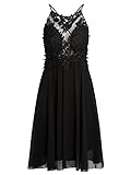 APART Fashion Damen Cocktail Jurken Dress, Schwarz, M EU