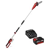 Einhell Akku-Hochentaster GC-LC 18/20 Li T Power X-Change (Lithium-Ionen, Motorkopf mit 30° Neigung, Verlängerungsstange, Metallgetriebe, inkl. 4,0 Ah Akku und Ladegerät)