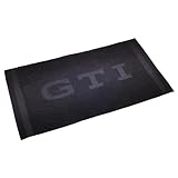 Volkswagen 3A4084501 Badetuch GTI Strandtuch Handtuch Badelaken 180x100cm schwarz