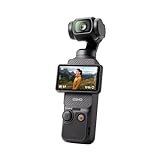 DJI Osmo Pocket 3, vlog kamera 4K mit 1-Zoll-CMOS und 4K/120 fps Video, 3-Achsen-Stabilisierung, digital kamera, maschnelles Scharfstellen, Gesichts-/Objektverfolgung,Videokamera für YouTube