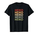 Retro Heiko Personalisiert, Heiko Name, Mann Heiko T-Shirt