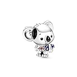 PANDORA Charm Koala mit Surfbrett Silber 799031C01