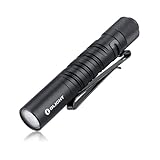 OLIGHT I3T Mini LED Taschenlampe 180 Lumen 60m Reichweite, kleine und schlanke Taschenlampe mit Endkappenschalter Wasserdicht IPX8, AAA Batterie, für Camping, Jagd, Outdoor und Notfall (Schwarz)