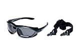 Ravs Sportbrille Schutzbrille mit polarisierenden Gläsern für Kitesurfen, Radsport Skisport