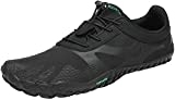 SAGUARO Barfußschuhe Herren Damen Traillaufschuhe Outdoor & Indoor Training Fitnessschuhe Wander Wald Strand Straße Laufschuhe Walkingschuhe Schnell Trocknend Badeschuhe, Öl Schwarz, 42 EU