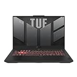 ASUS TUF Gaming A17 Laptop | 17,3" Full-HD 16:9 IPS Display | AMD Ryzen 5 7535HS | 16 GB RAM | 512 GB SSD | NVIDIA RTX 4050 | Windows 11 | QWERTZ Tastatur | Mecha Grey